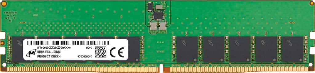 Micron ECC UDIMM DDR5 32GB 4800MHz