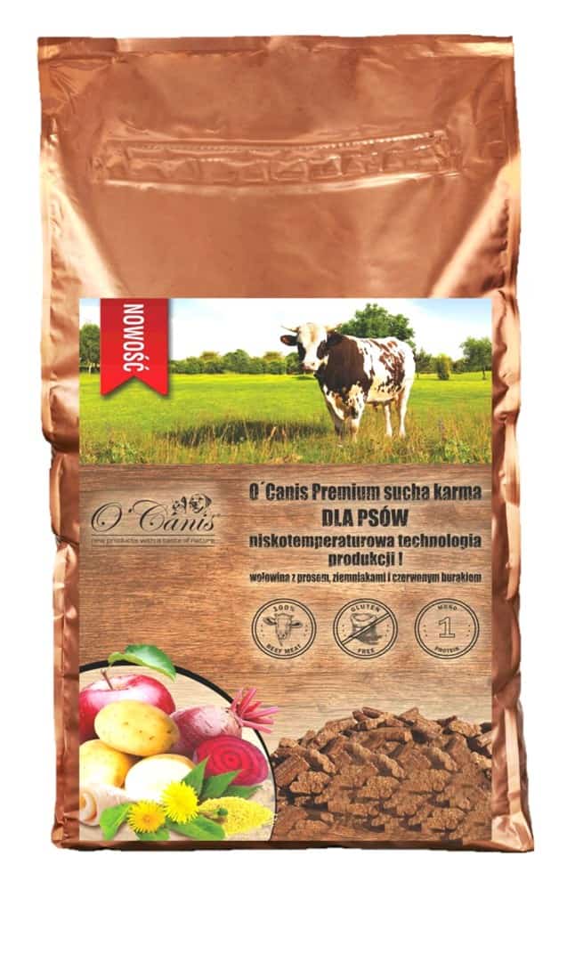 O'Canis Premium wołowina, ziemniak, burak 6kg