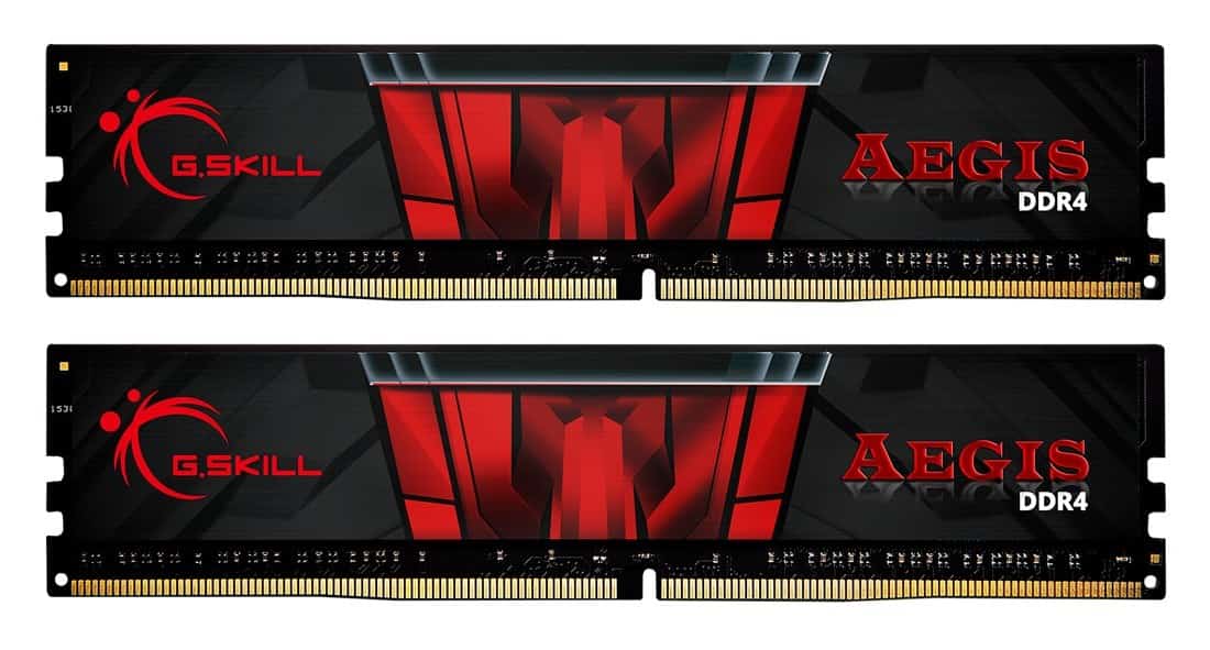 Zestaw G.SKILL AEGIS F4-2666C19D-32GIS, 2x16GB DDR4