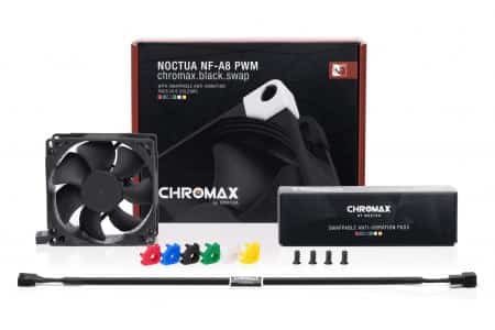 Wentylator NOCTUA NF-A8 PWM chromax.black.swap 7 łopatek