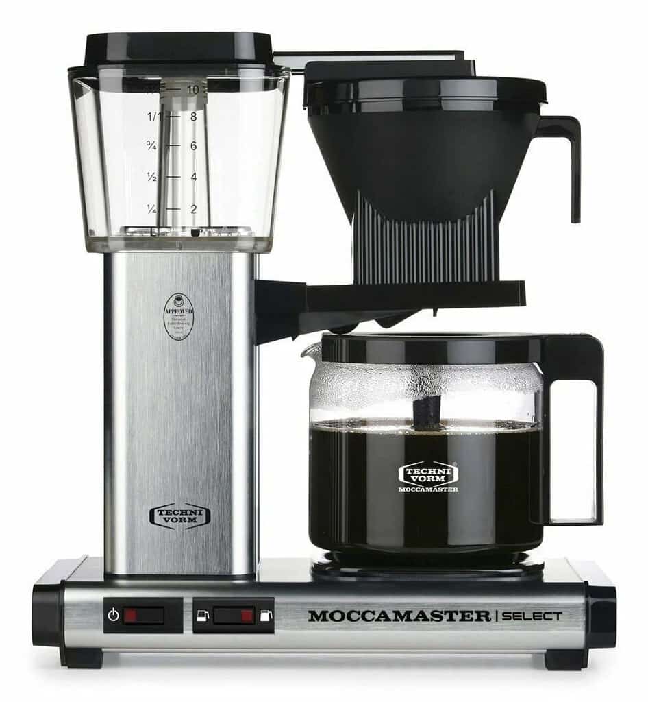 Ekspres przelewowy Moccamaster KBG 741 Select - Stal nierdziewna, Czarny