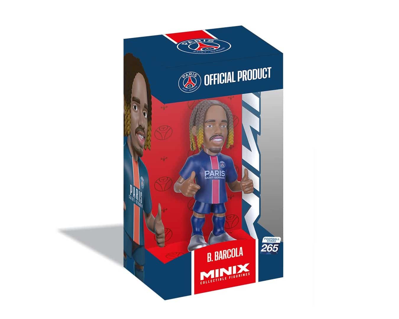 MINIX PSG - BRADLEY BARCOLA Figura Kolekcjonerska