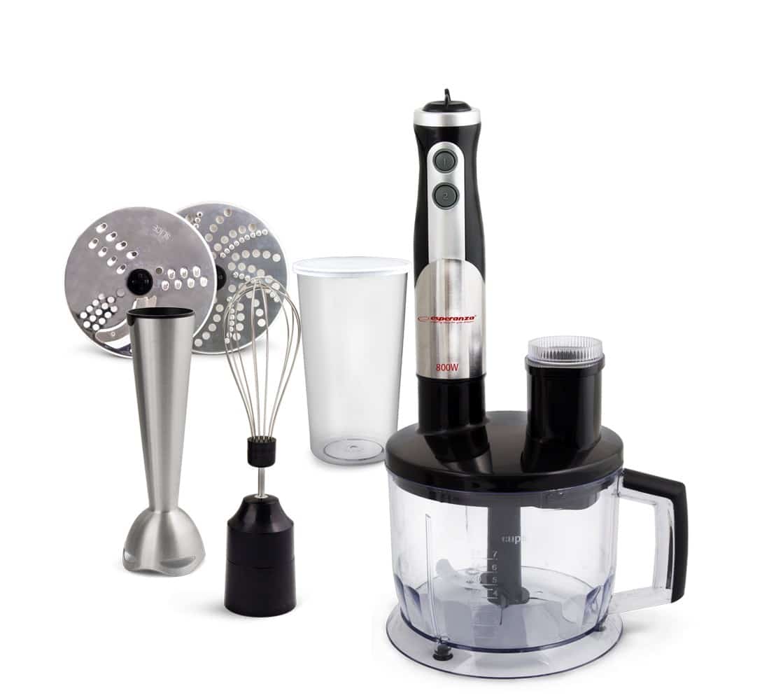 Blender ręczny Esperanza Crema EKM004, 800W, czarny