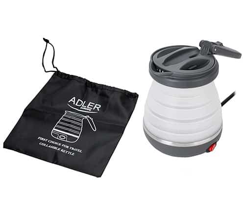 Czajnik elektryczny Adler AD 1279 (750W, 0.6l, kolor biały)
