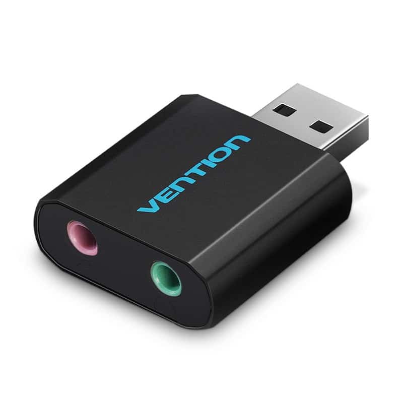 Karta dżwiękowa USB Vention czarna