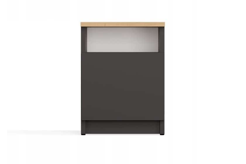 SZAFKA NOCNA GALAX 30/1D ANTRACYT/ARTISAN