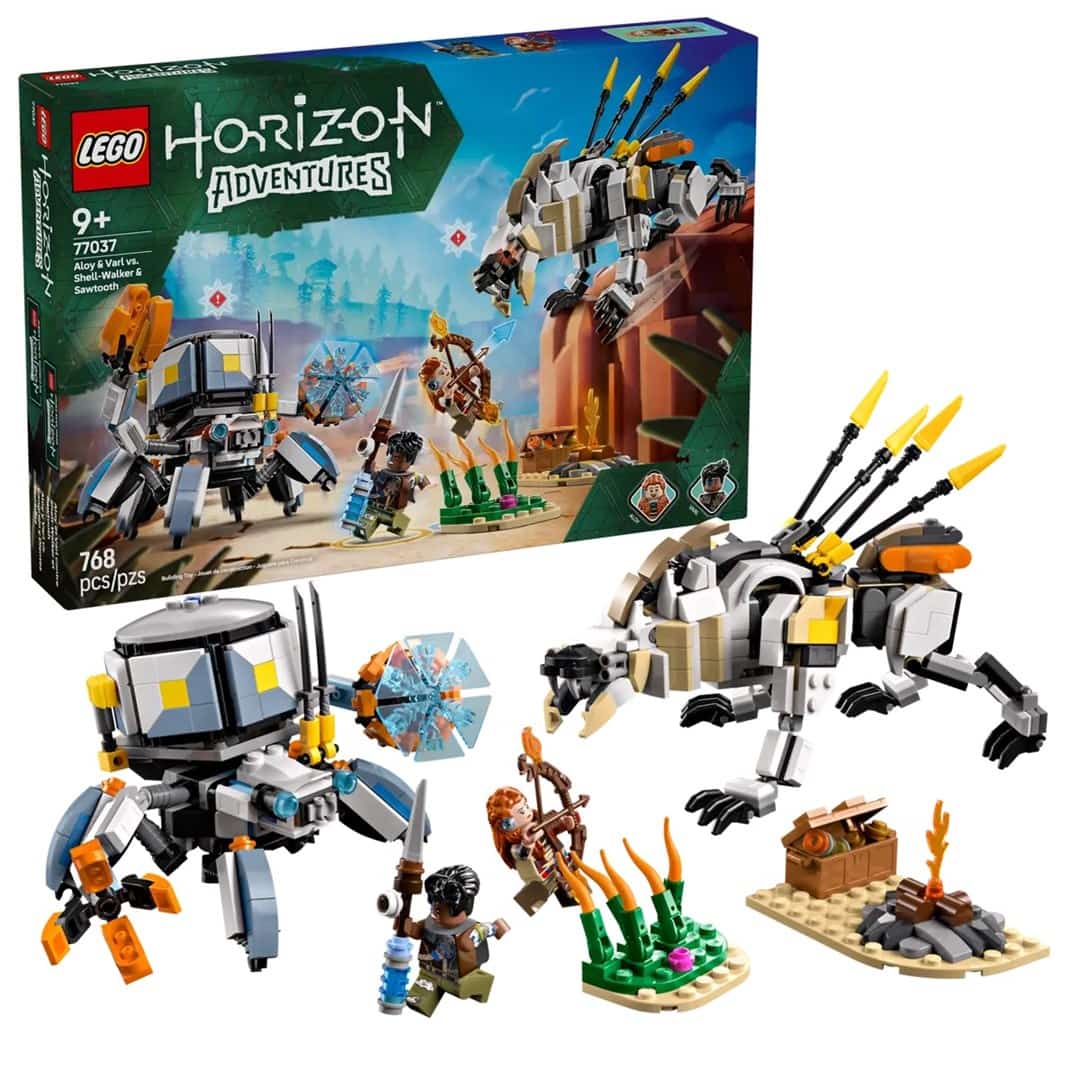 LEGO Horizon 77037 Aloy i Varl kontra krabołaz i piłoząb