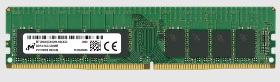 Micron UDIMM ECC 16GB DDR4 2666MHz MTA18ASF2G72AZ-2G6
