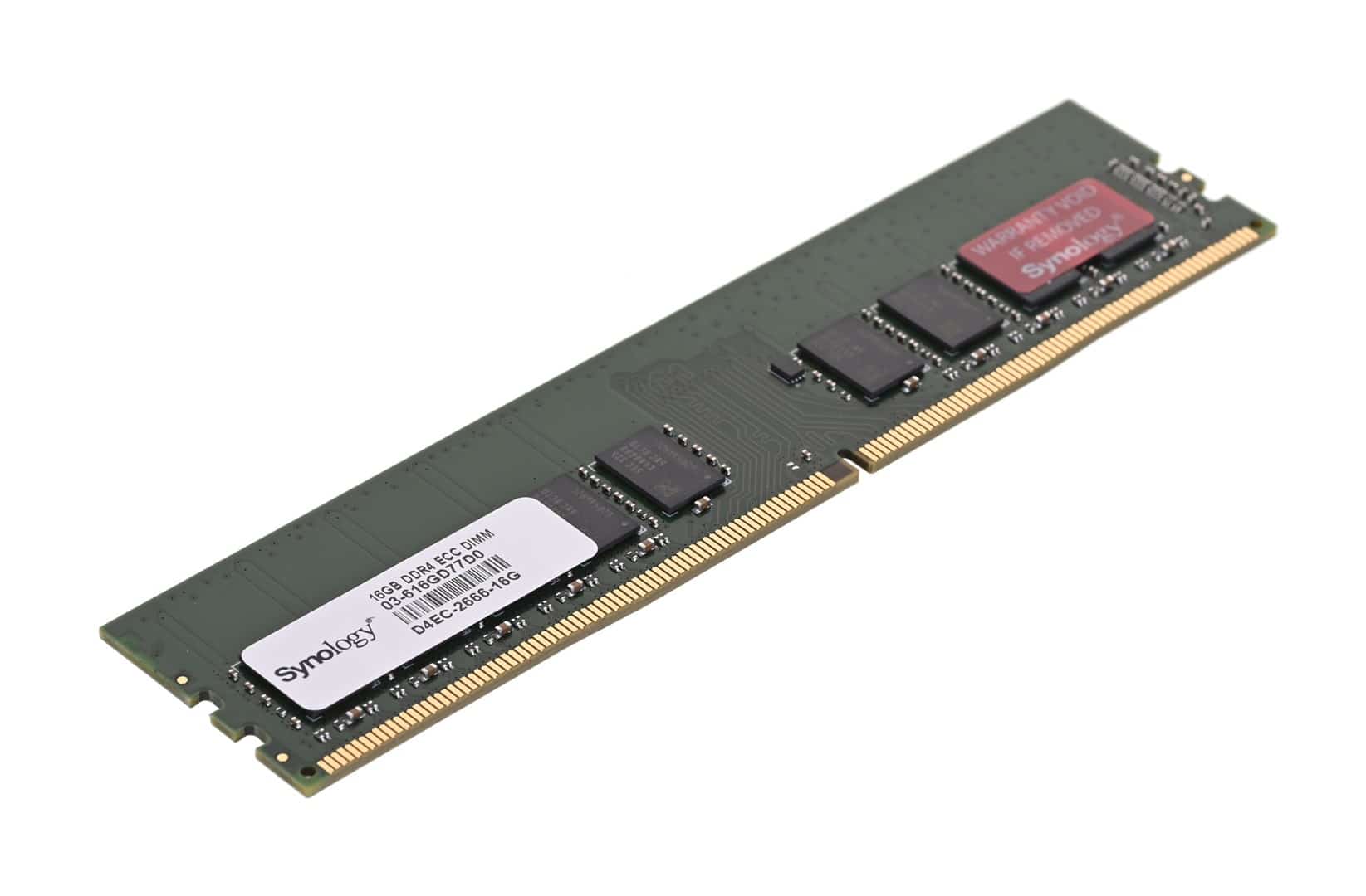 Synology 16GB DDR4 ECC Unbuffered DIMM (SA3400D, SA3200D, UC3400, UC3200, RS4021xs+, RS3621xs+, RS3621RPxs, RS2821RP+, RS2421RP+, RS2421+, RS1619xs+, RS3618xs, RS2818RP+, RS2418RP+, RS2418+) D4EC-2666-16G