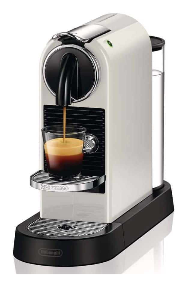 Ekspres kapsułkowy DeLonghi Citiz Nespresso EN167.W (1260W, biały)