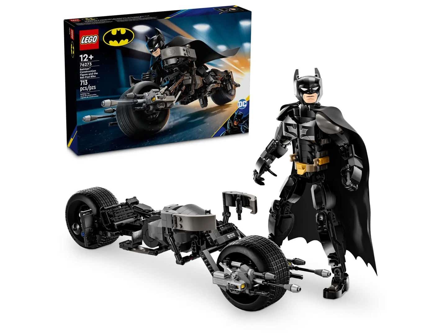 LEGO DC Super Heroes - Figurka Batmana i Batcykl