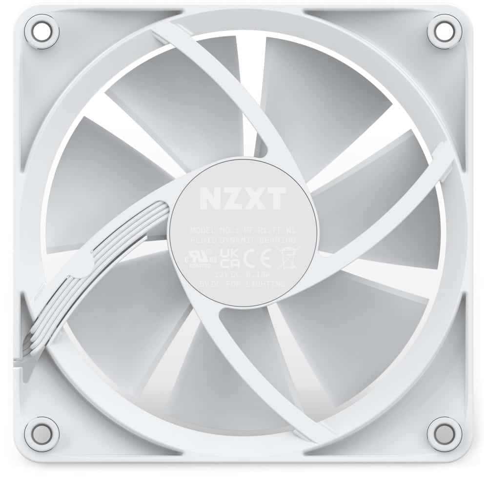NZXT WENTYLATOR F120 RGB PWM BIAŁY