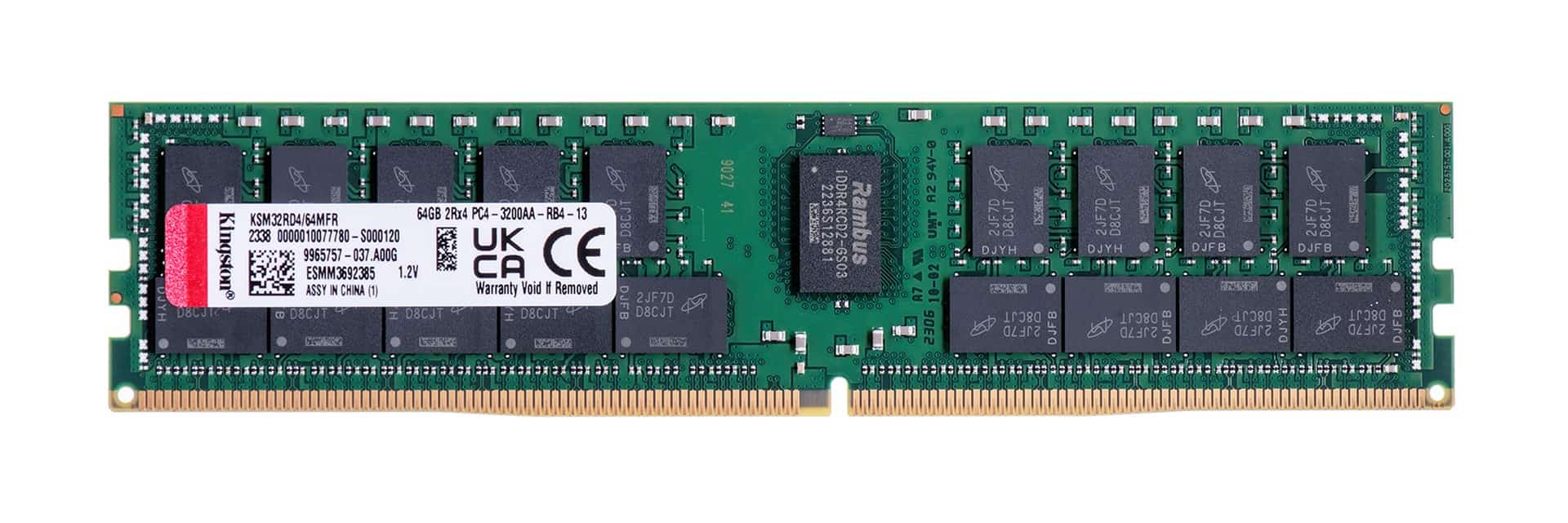 Kingston RDIMM 64GB DDR4 3200MHz KSM32RD4/64MFR