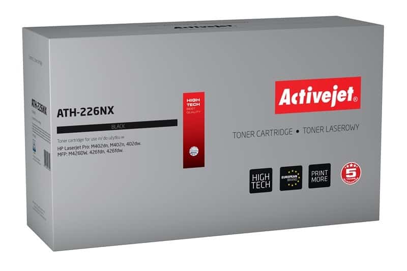 Activejet ATH-226NX Toner, Zamiennik HP 226X, 9200 stron, czarny