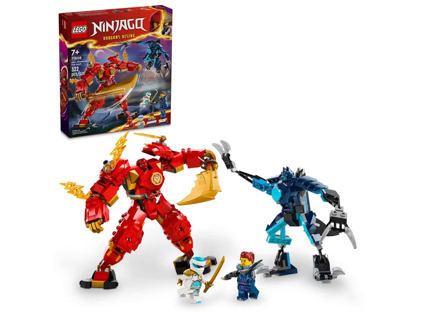 LEGO Ninjago Mech żywiołu ognia Kaia 71808