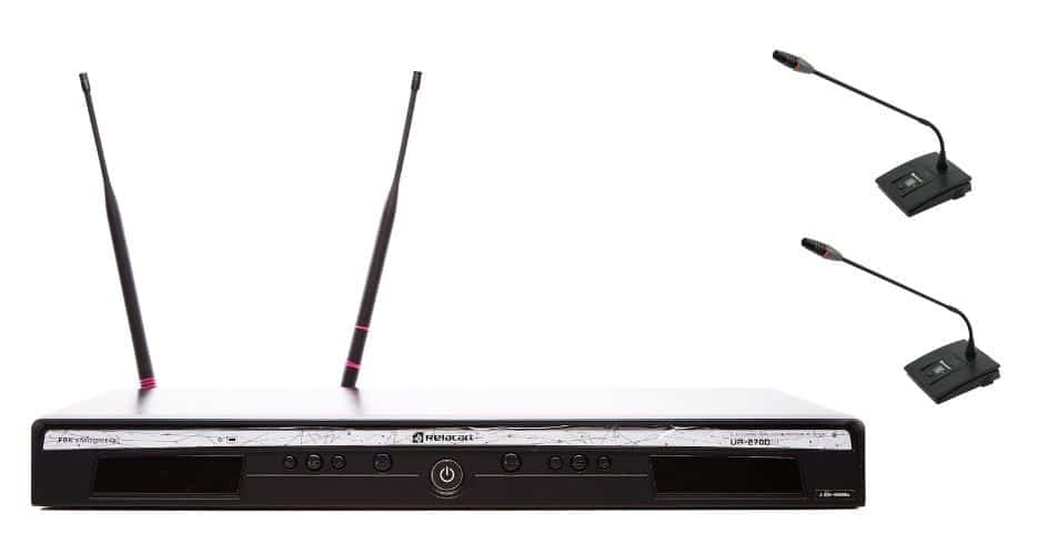 RELACART Zestaw Mikrofonów Bezprzewodowych UR-270D UD-222