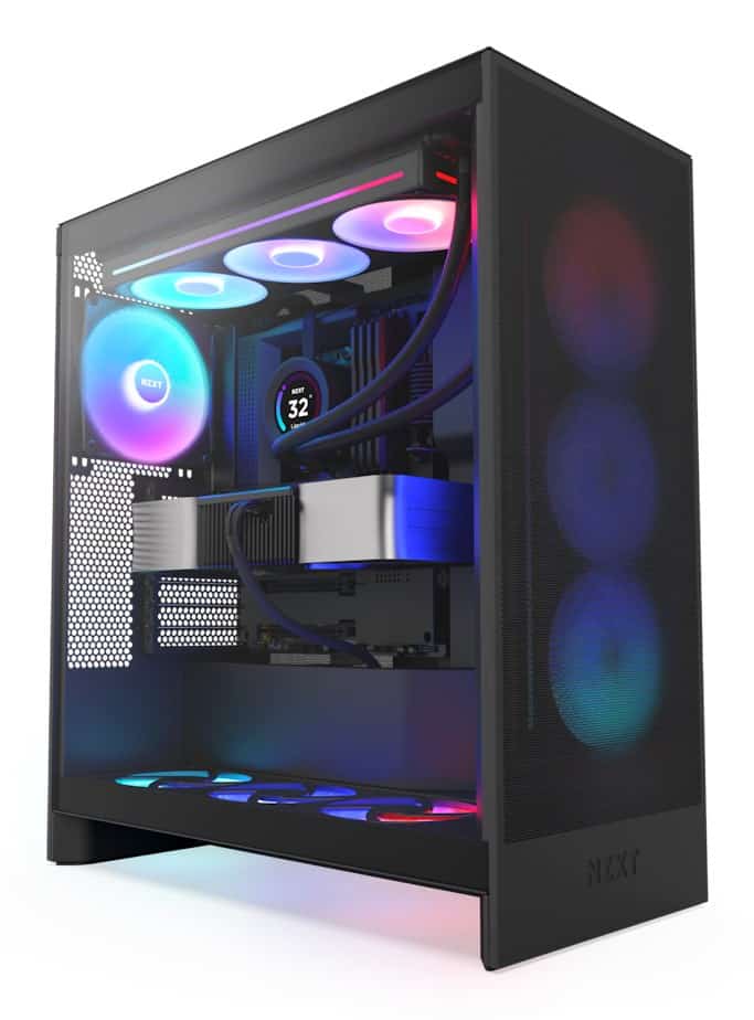 NZXT OBUDOWA H7 FLOW RGB MIDI TOWER Z OKNEM CZARNA