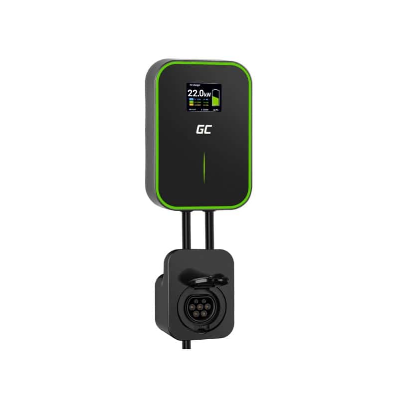 Green Cell Wallbox EV PowerBox 22kW RFID