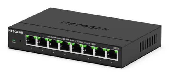 Switch Netgear MS308 8p Unmanaged 2,5G Czarny