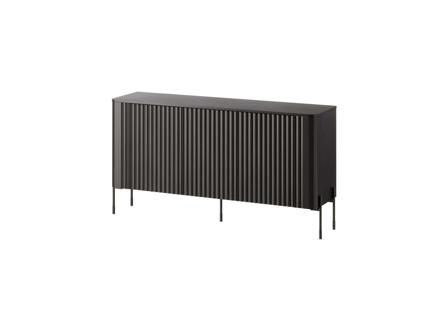 Komoda VERA 150x40x80 czarny matowy