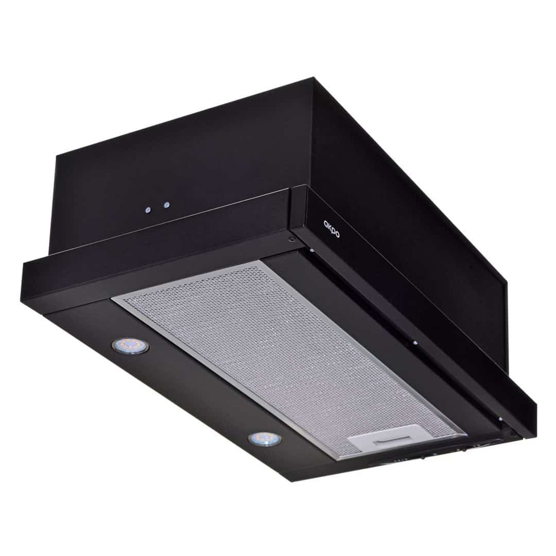 Okap teleskopowy AKPO WK-7 LIGHT ECO 50 CZARNY (podszafkowy)
