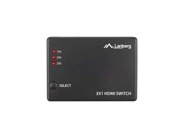 LANBERG SWITCH VIDEO 3X HDMI + MICRO USB