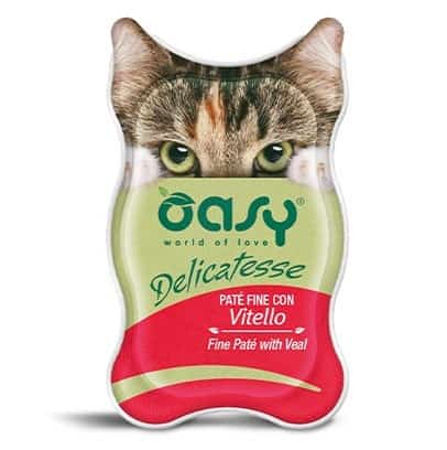 Oasy Delicatese Veal 85gr - Karma Mokra