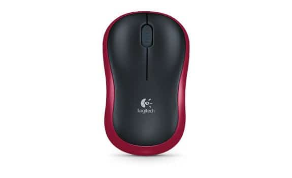 Mysz bezprzewodowa Logitech M185, czerwona