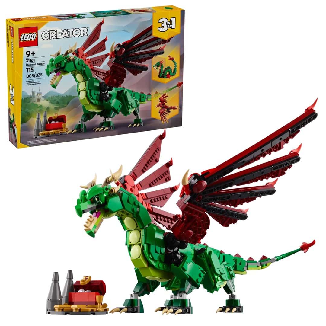 LEGO Creator 3w1 - Średniowieczny smok 31161