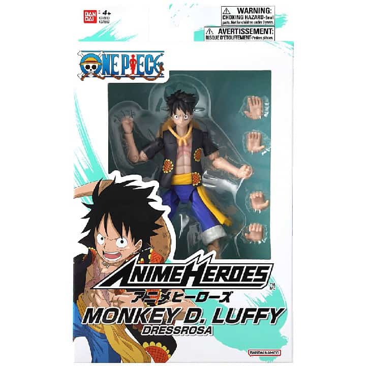 ANIME HEROES ONE PIECE - Monkey D. Luffy Dressrosa