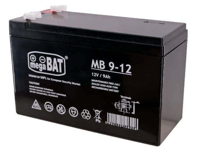Akumulator MPL POWER ELEKTRO MB 9-12 V 9Ah