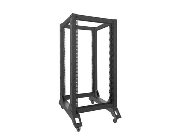 Stojak rack Lanberg OR01-6822-B, 22U, czarny