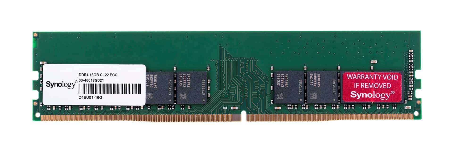 Synology 16GB DDR4 ECC Unbuffered DIMM D4EU01-16G