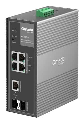 Switch TP-LINK IES206GPP - Montaż na Szynie i Stelażu