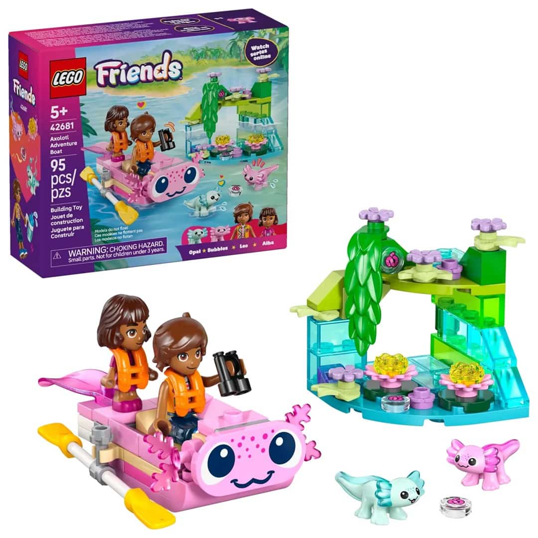 LEGO Friends 42681 - Przygoda na łodzi aksolotli