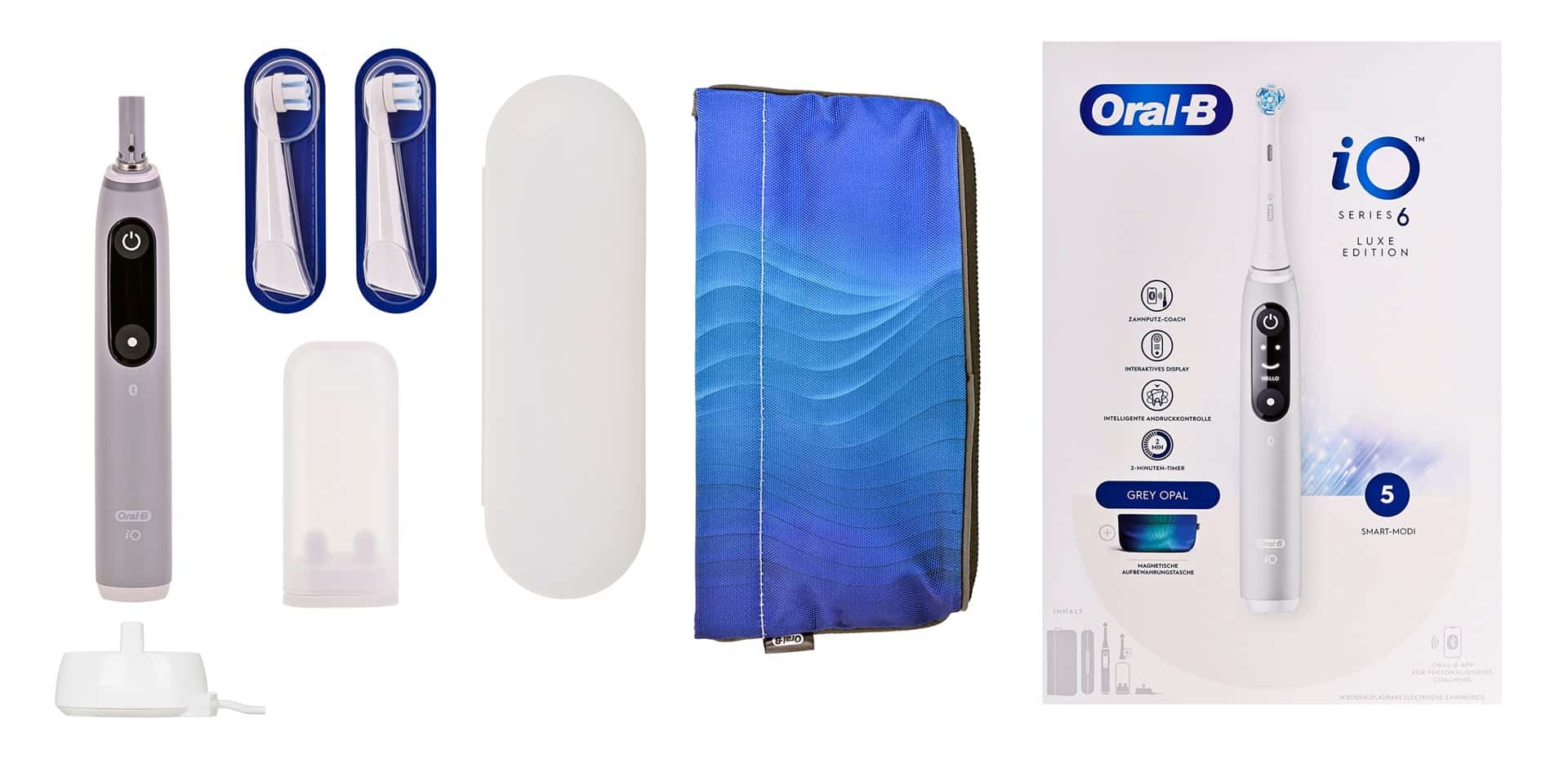 Szczoteczka elektryczna Oral-B iO Series 6 Grey Opal Luxe Editon