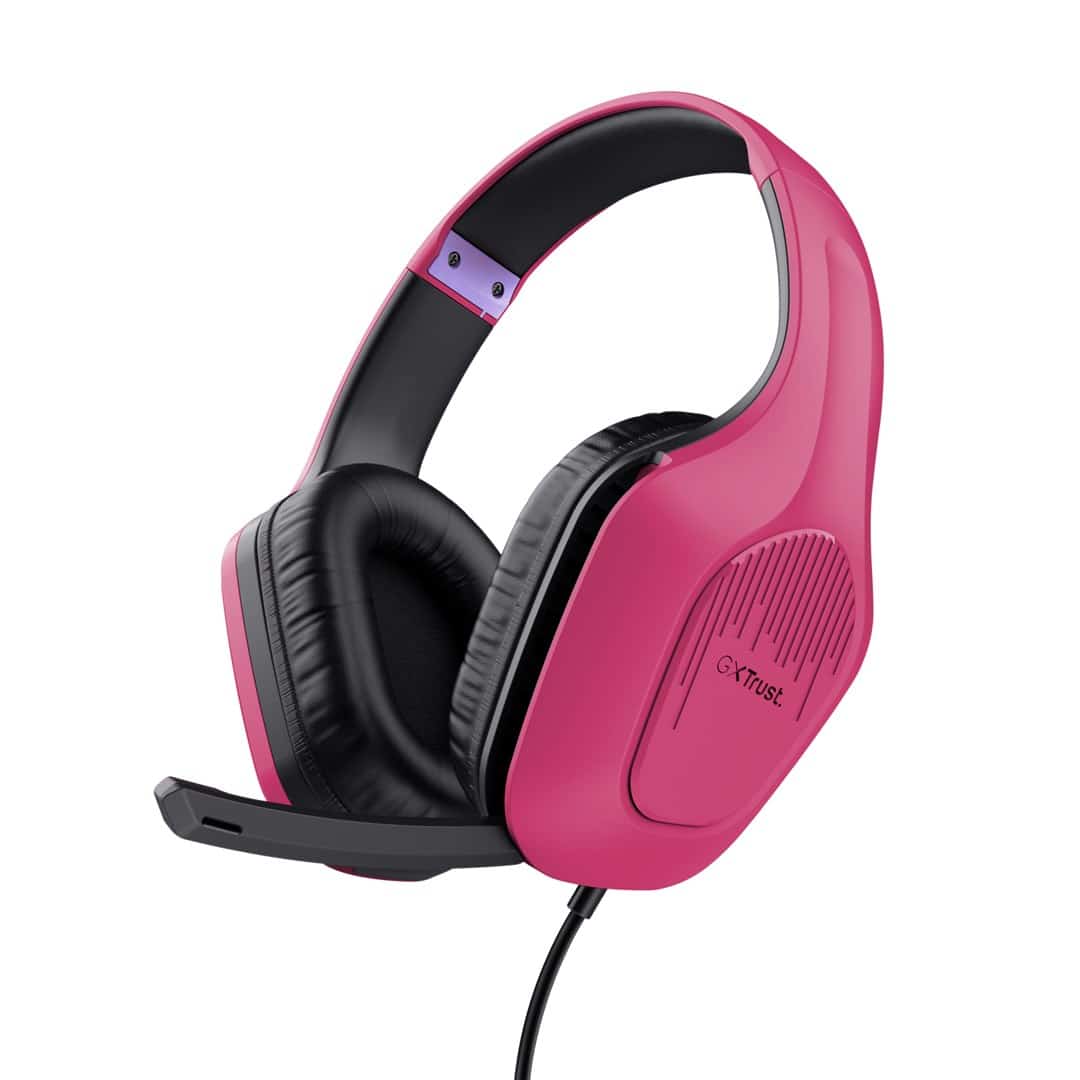 Słuchawki TRUST GXT415P ZIROX HEADSET - PINK