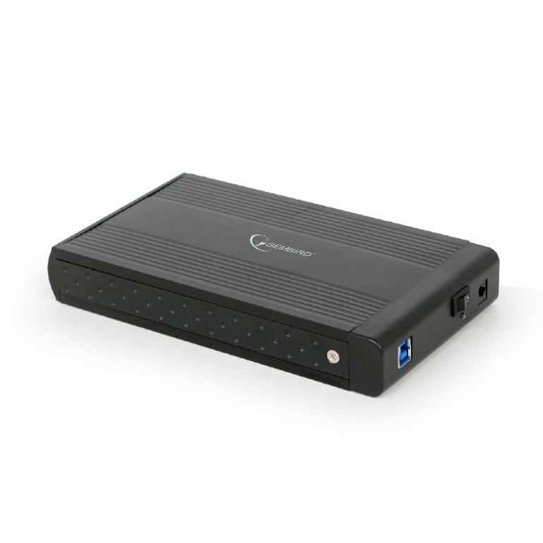 Kieszeń GEMBIRD EE3-U3S-3 3.5" USB 3.0 Aluminium Czarna