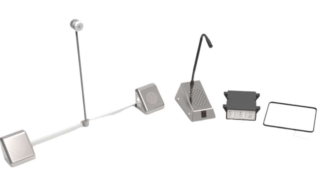 CONTACTA INTERKOM STS-K060, ZESTAW INTERKOMOWY Z PĘTLĄ INDUKCYJNĄ TYPU BRIDGE SLIM