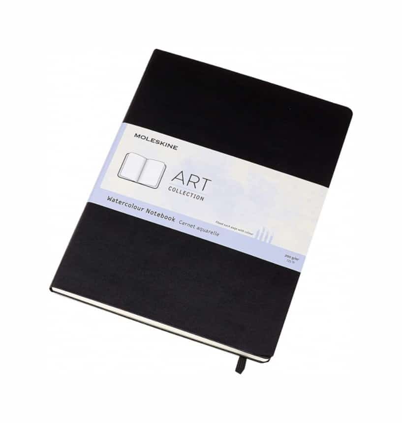 MOLESKINE Notes Art Watercolour A4, 60 stron, czarny