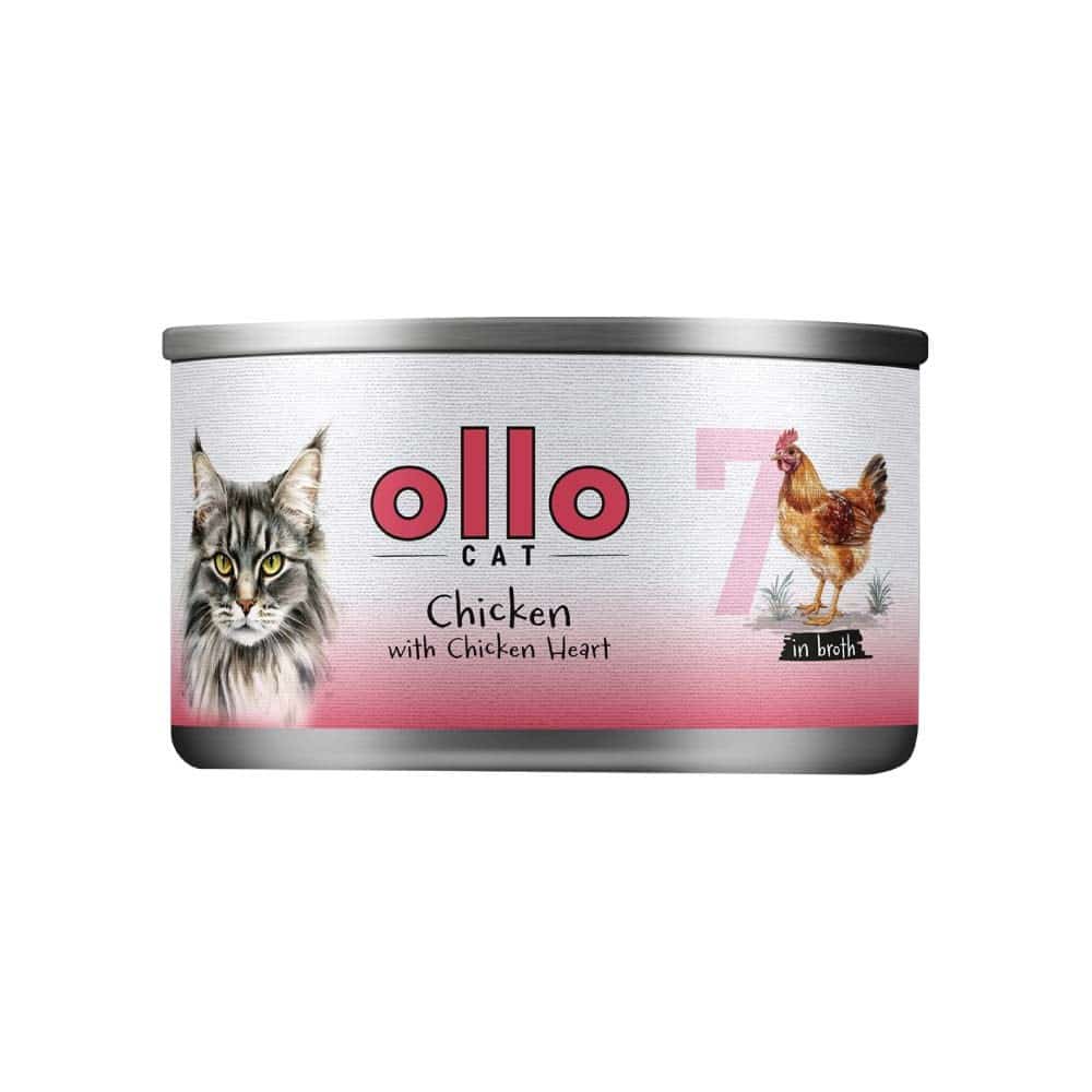 Ollo Chicken with Chicken Heart in Broth 70g
