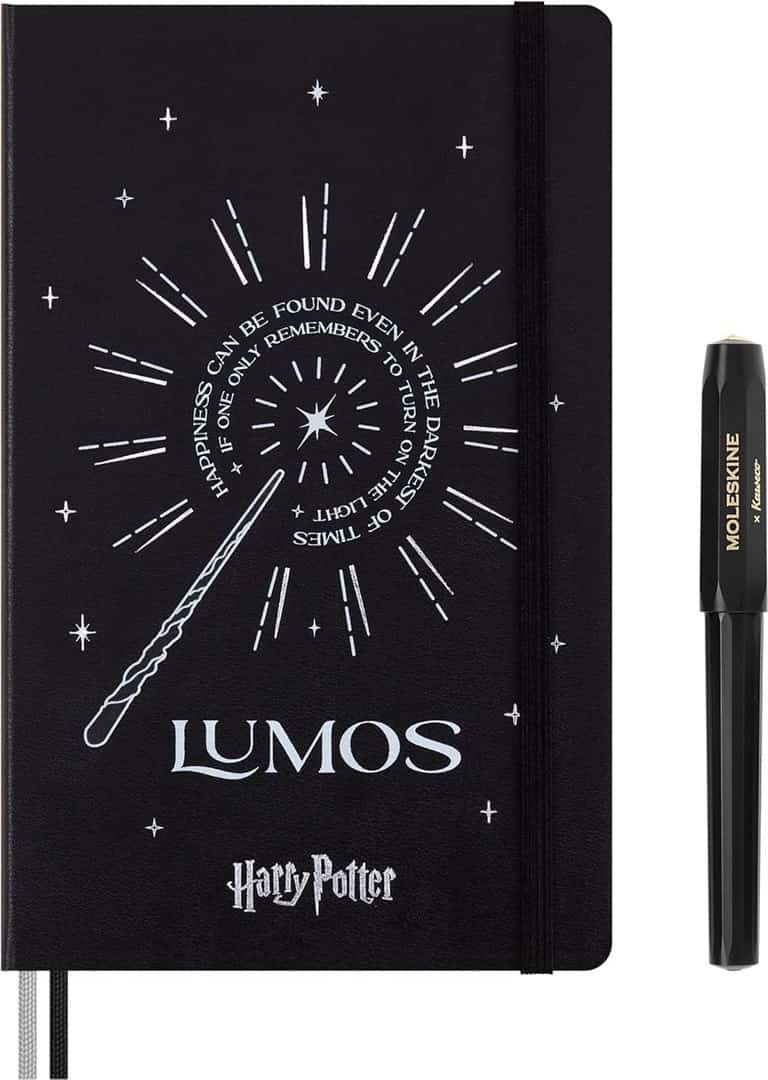 Moleskine Magiczny Zestaw Harry Potter: czarny notatnik