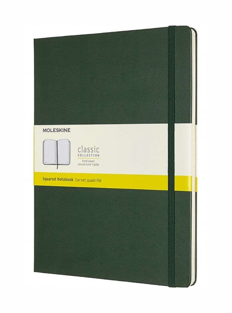 MOLESKINE Notes Classic XL, twarda oprawa, myrtle green, 192 stron