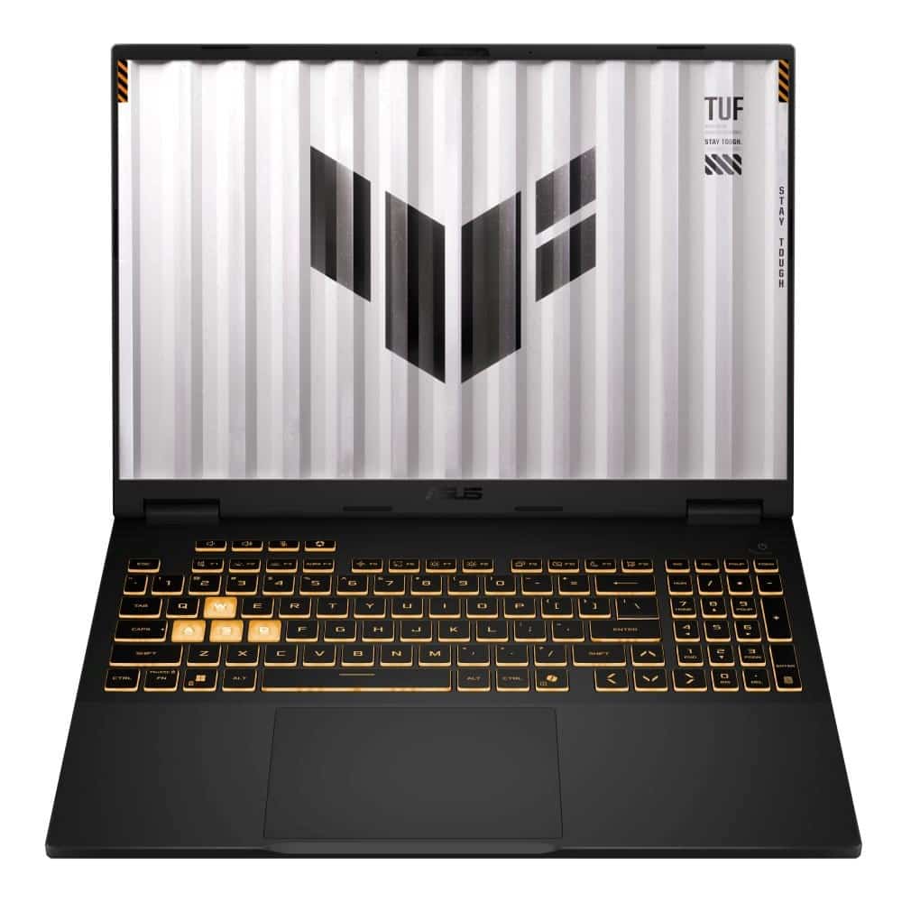 ASUS TUF Gaming F16 FX608JMR-RV141 i5 14450HX 16.0"FHD+ 165Hz IPS-level AG 16GB DDR5 5600 SSD512 GeForce RTX 5060 8GB WLAN+BT LAN Cam1080p 90WHrs NoOS Jaeger Gray