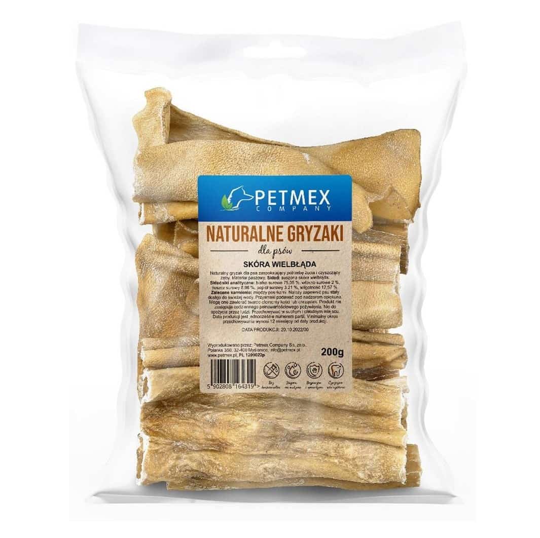 PETMEX Skóra wielbłąda 200g - Przysmak
