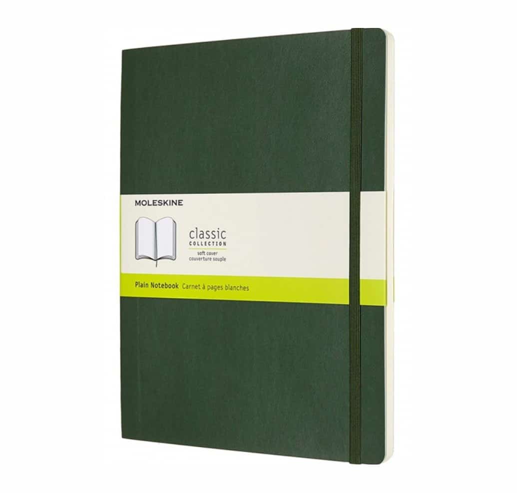 MOLESKINE Notes Classic XL, 192 stron, myrtle green