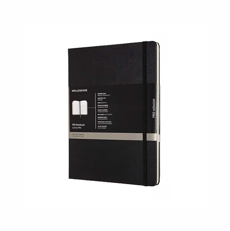 Moleskine notatnik Pro A4 192 stron, twarde oprawienie