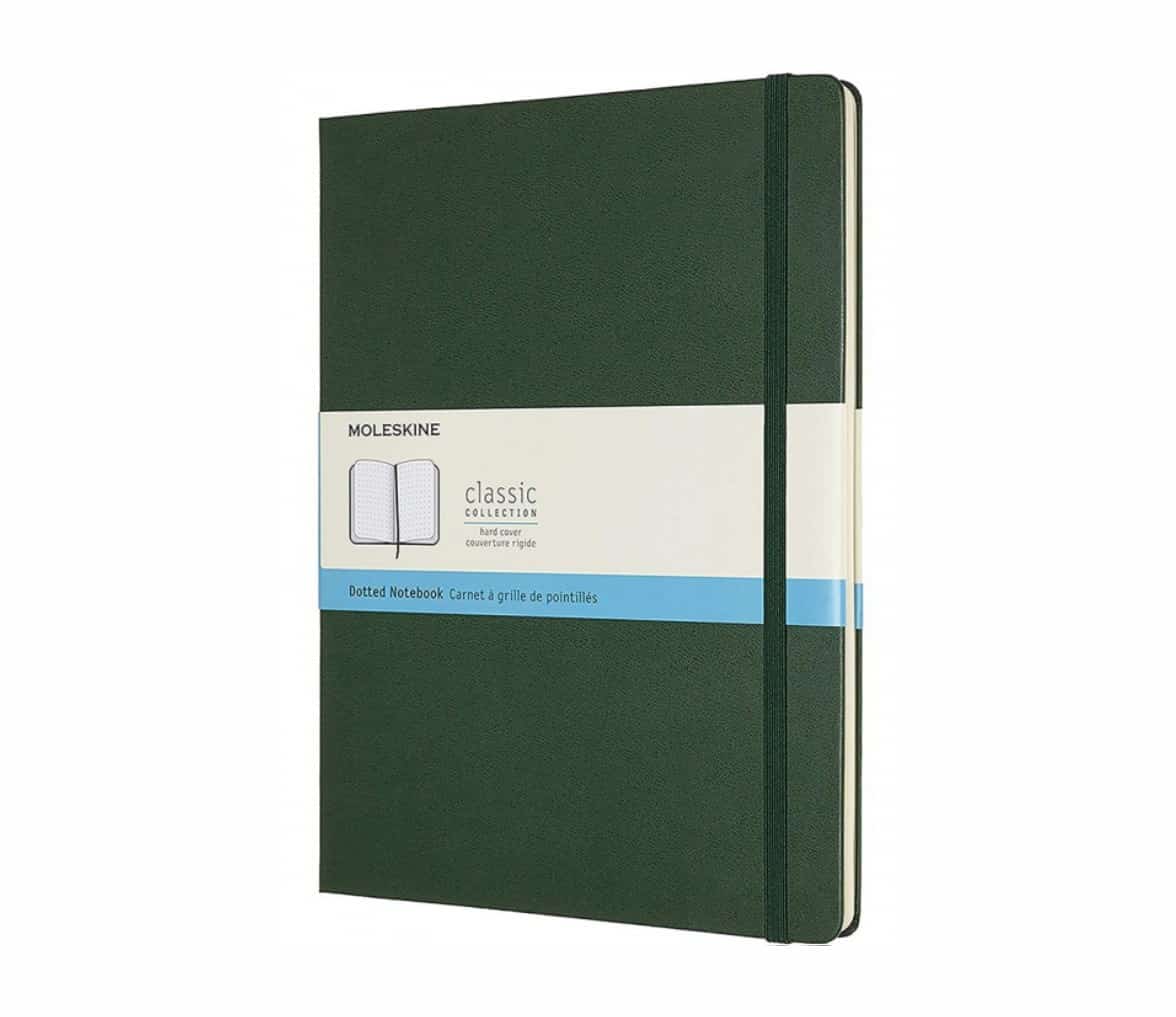 MOLESKINE Notes Classic XL, 192 stron, myrtle green