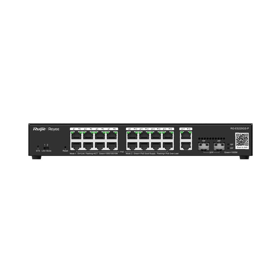 Switch Smart Ruijie Reyee RG-ES220GS-P