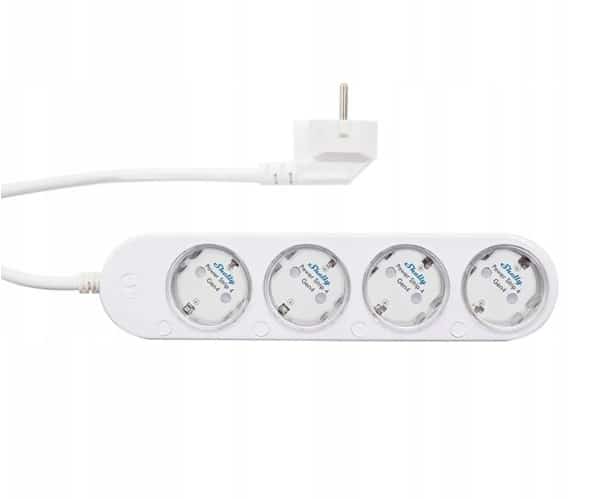 Shelly Power Strip 4 Gen4 White - Inteligentna Listwa Zasilająca
